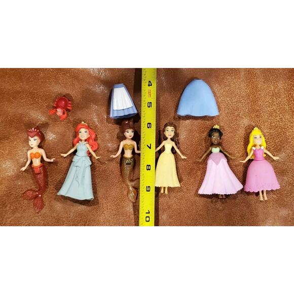 Disney Princess Magic Clip Polly Pockets Ariel Mermaid Sisters Sebastián Others - Picture 10 of 10